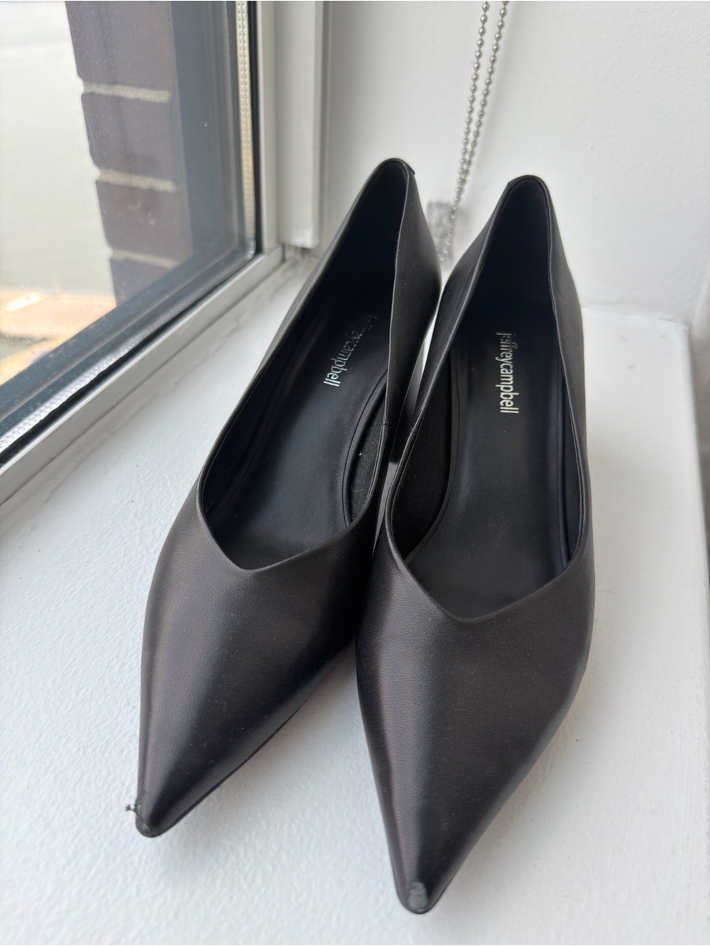 Black block heel pumps Jeffrey Campbell